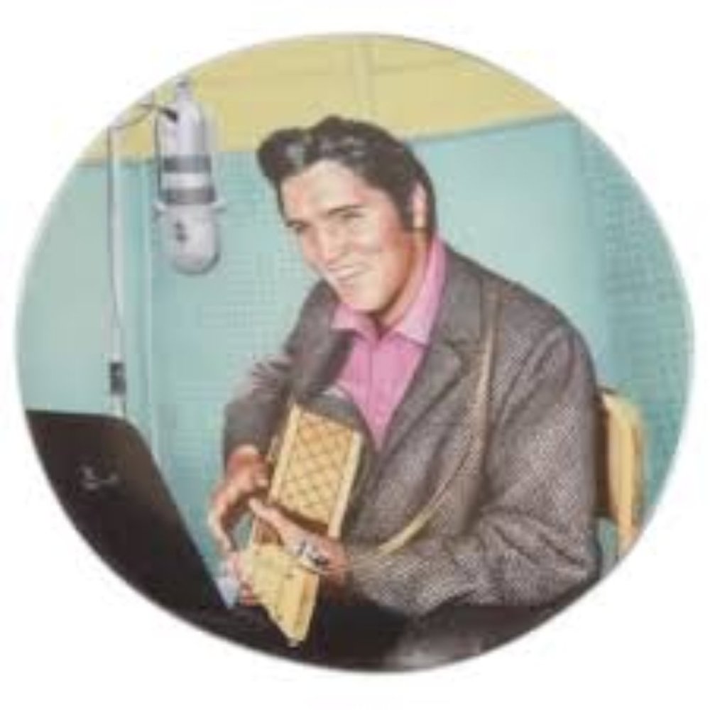 ELVIS DELPHI A STUDIO SESSION PLATE W/COA NEW